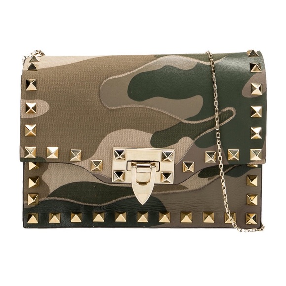 Valentino Garavani Handbags - Valentino Camouflage Rockstud Crossbody Bag